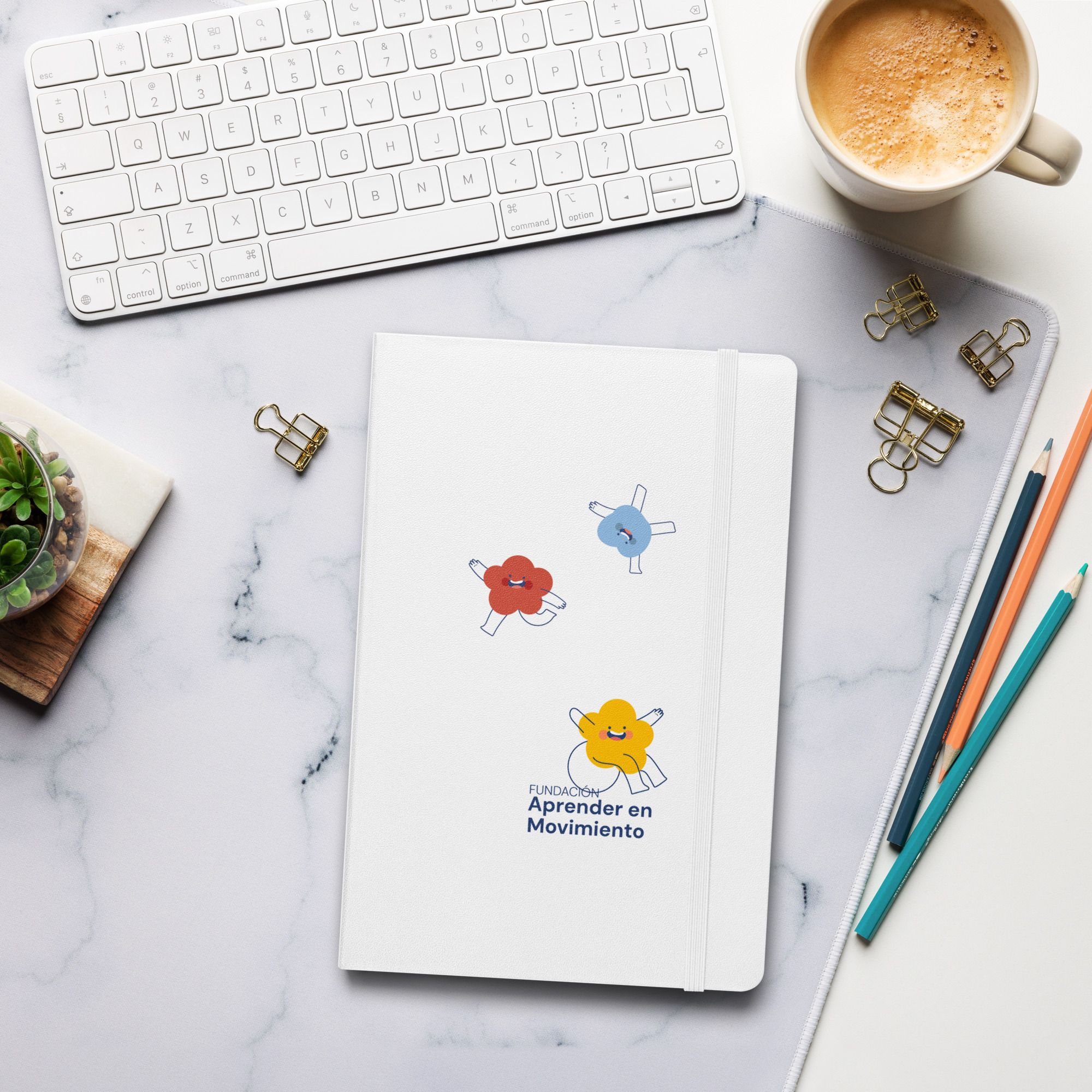 Cuaderno de tapa dura - 3 COLORES