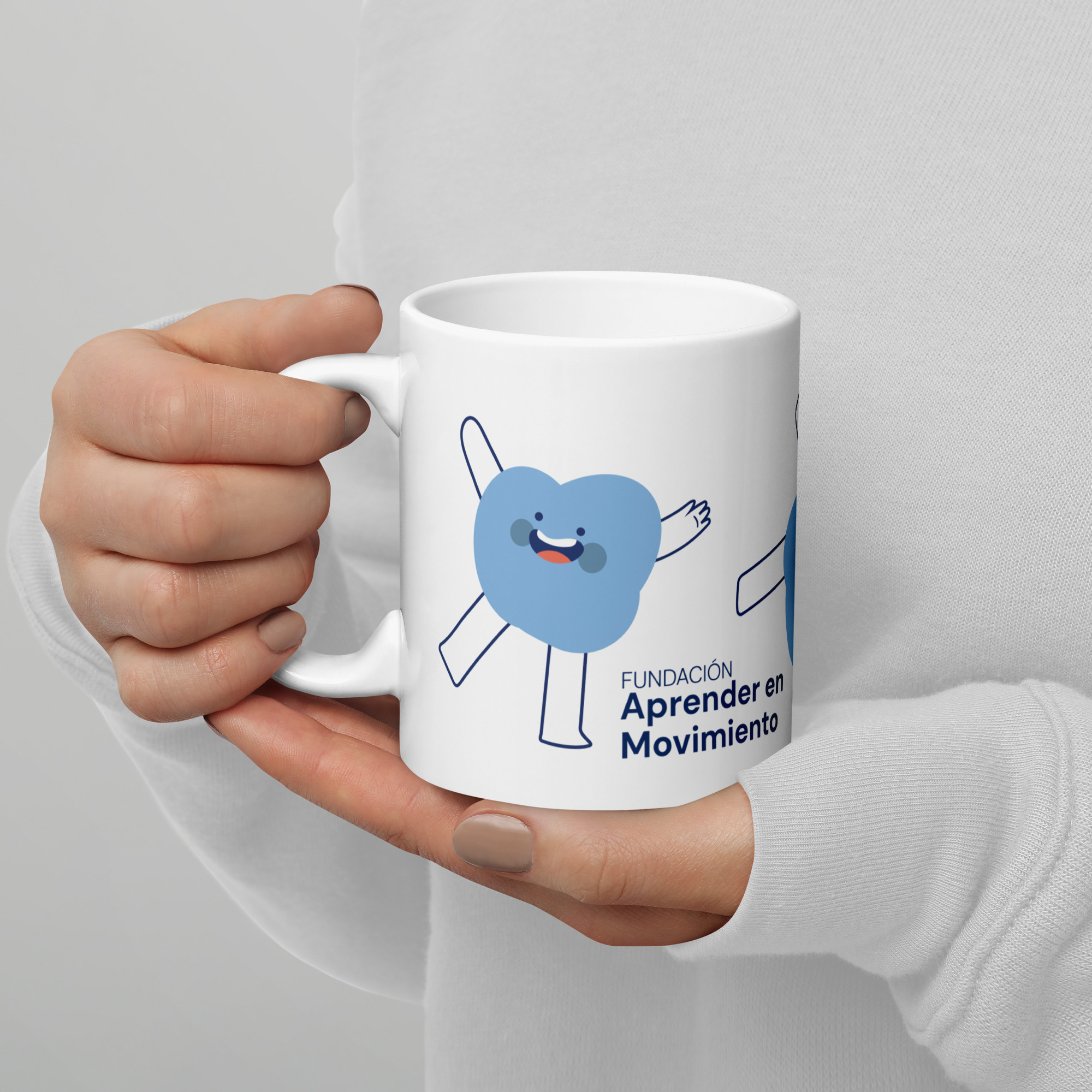 Taza blanca brillante - 3 COLORES - Imagen 2