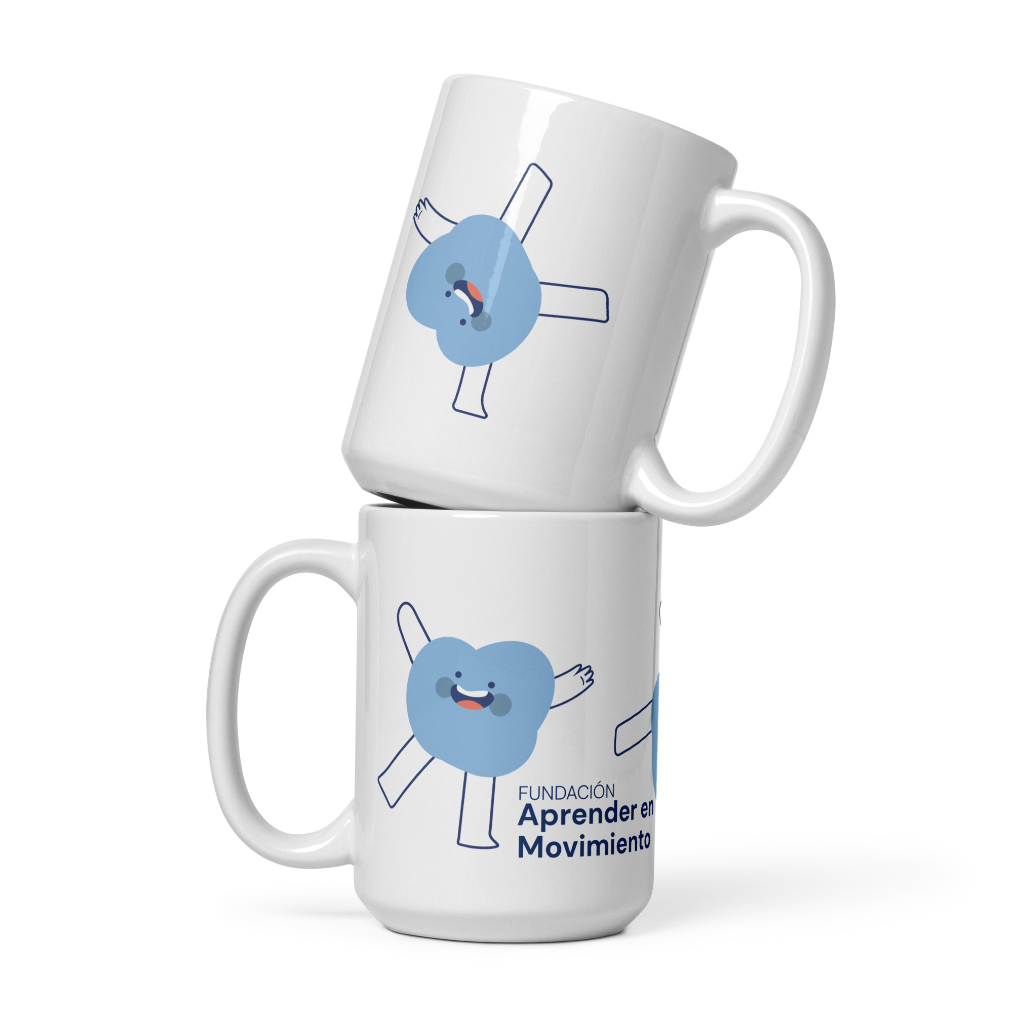 Taza blanca brillante - 3 COLORES - Imagen 6