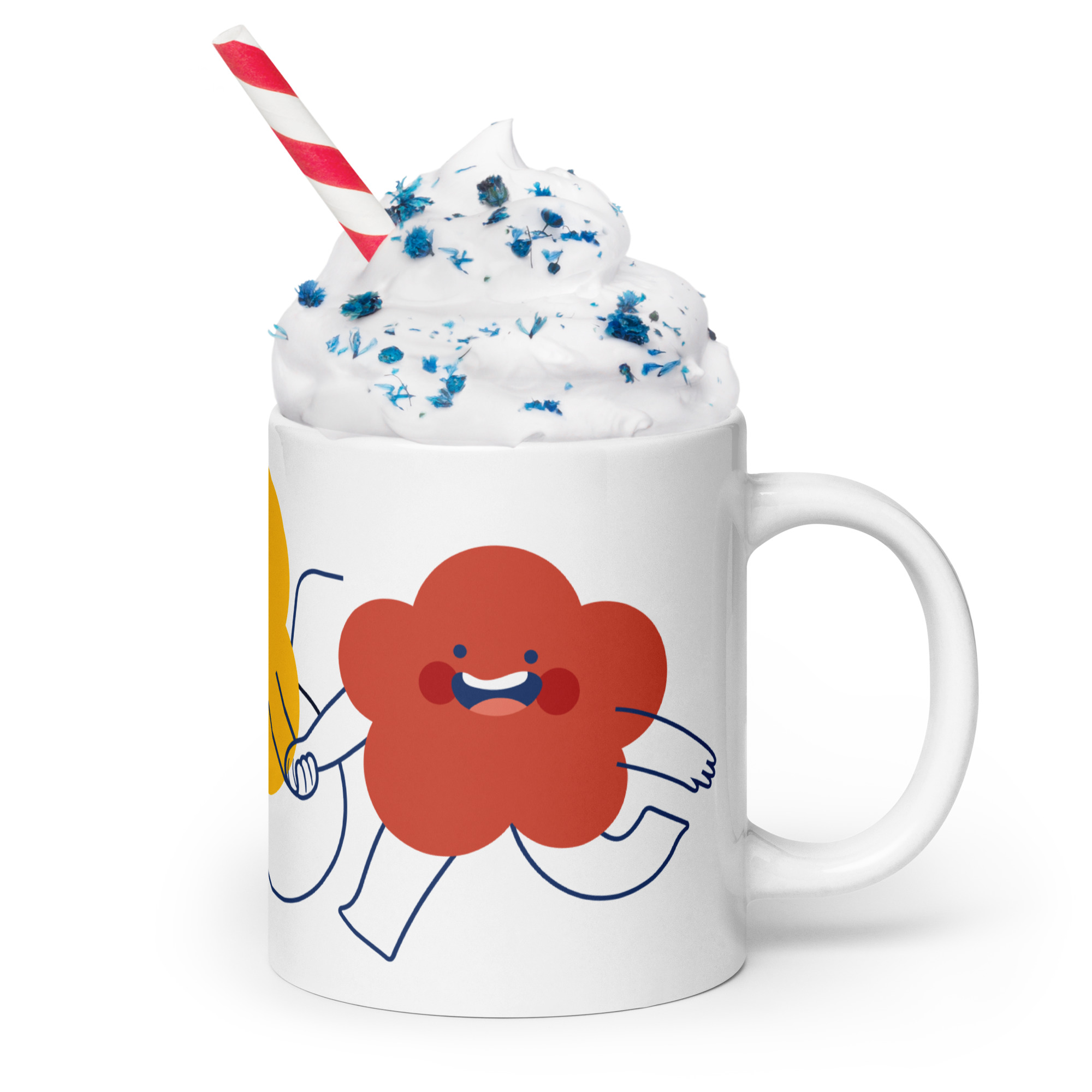 Taza blanca brillante - 3 COLORES - Imagen 3