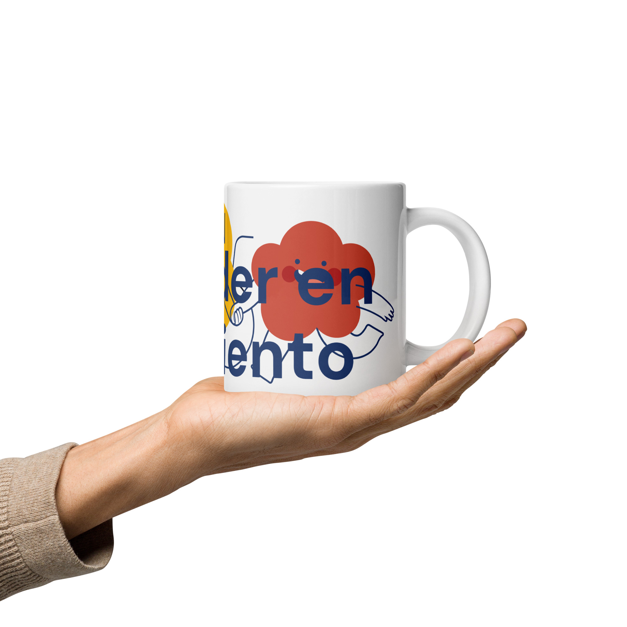 Taza blanca brillante - 3 COLORES - Imagen 4