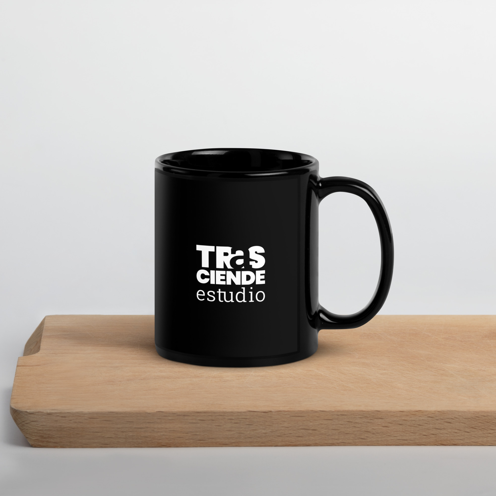 Taza negra brillante - Imagen 2