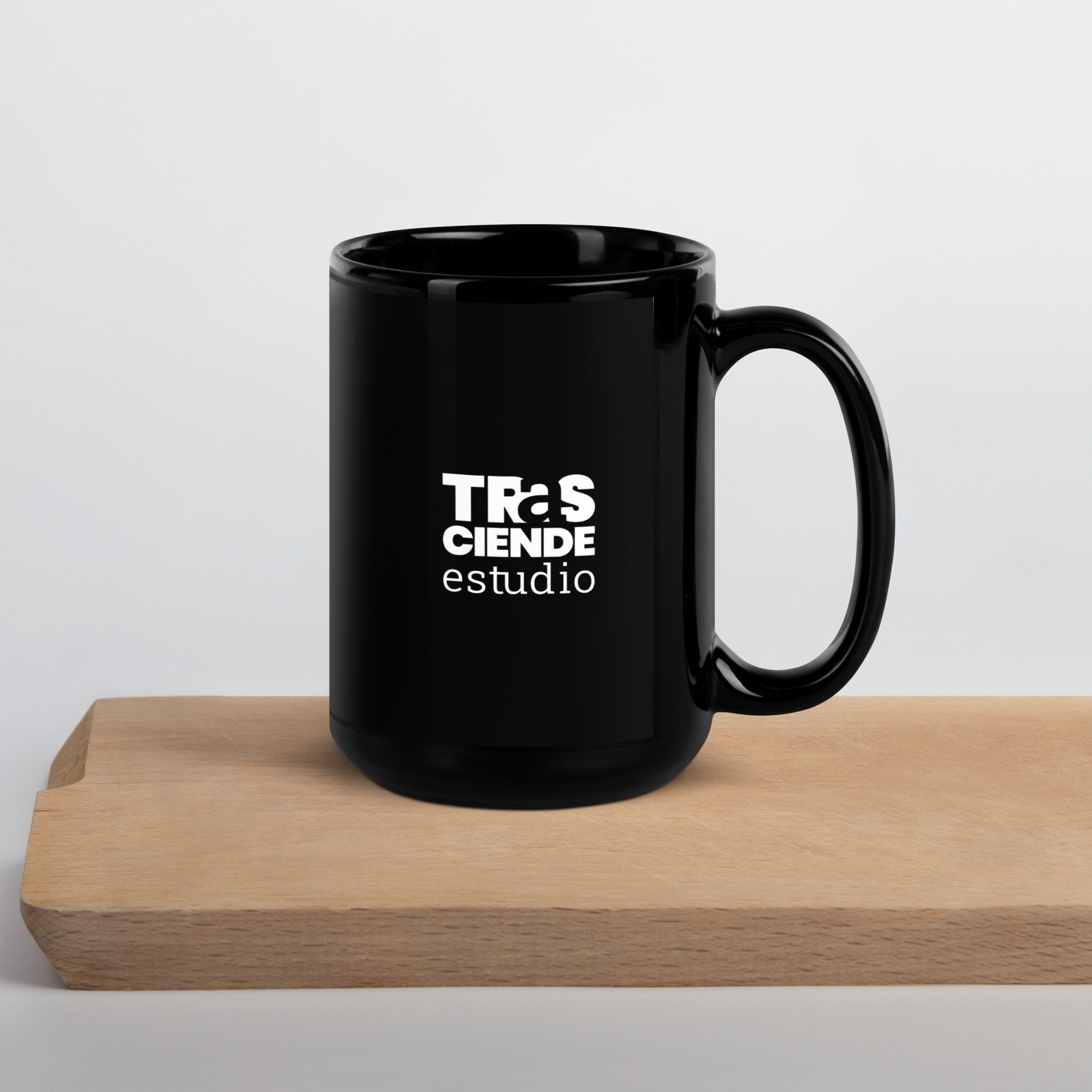 Taza negra brillante - Imagen 3