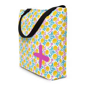 Bolsa de tela grande all over
